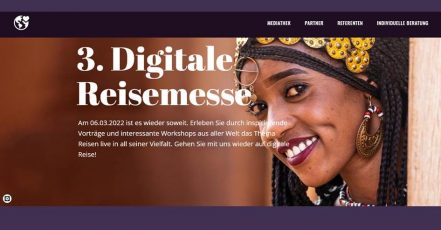 Cover photo: Screenshot of the German "Digital Travel Fair" website (digitale-reisemesse.de)