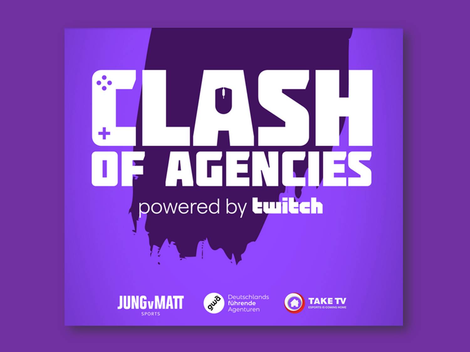 Clash of Agencies - E-Sports Event, Key Visual