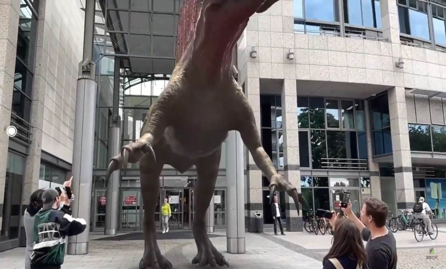 AR Locations by 3DQR - screenshot from the YouTube video