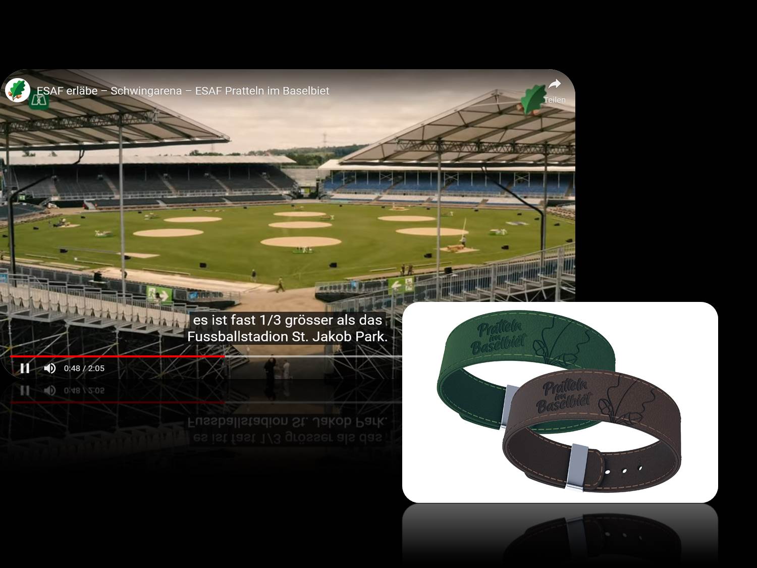 BLKB-ESAF wristband  at the ESAF 2022