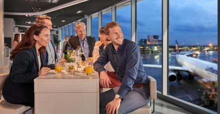 Evening event at the Fraport Visitor Center (Copyrights / credits: Fraport AG)