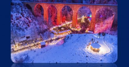 The illuminated Ravenna Gorge near Hinterzarten, Germany (source: ERGO Reiseversicherung ERV)