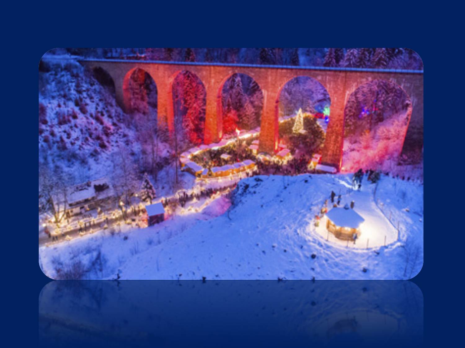 The illuminated Ravenna Gorge near Hinterzarten, Germany (source: ERGO Reiseversicherung ERV)