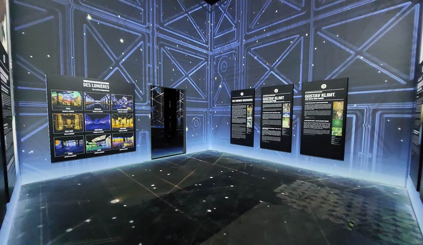 Digitally engineered information room at Phoenix des Lumières, Dortmund / Germany. (Copyrights: AdCoach Media / adcoach.de)