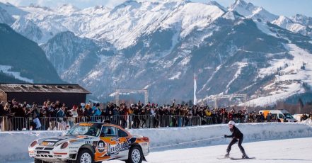 Scene from the spectacular FAT Ice Race 2025 in Zell am See-Kaprun, Austria (Photo / Copyright: MRO – Zell am See-Kaprun)