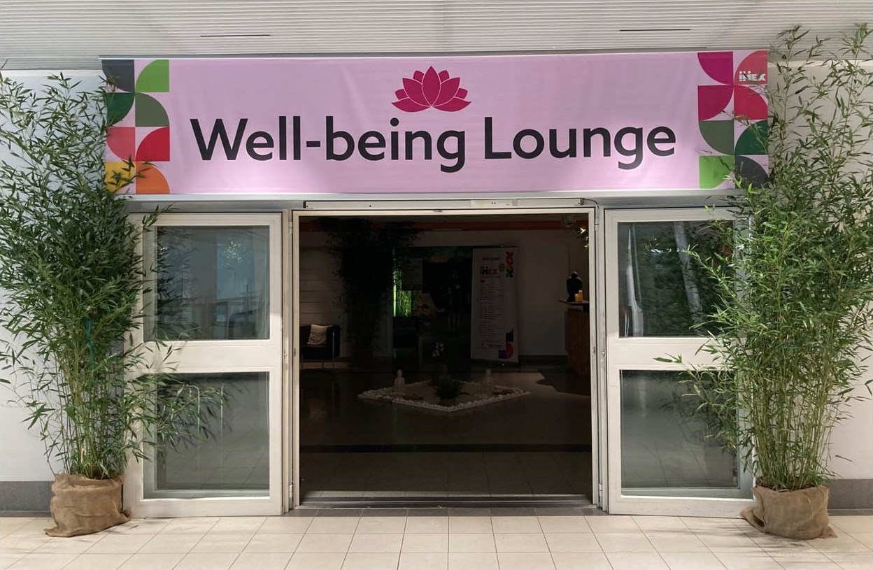 Entrance to the Wellbeing Area at IMEX Frankfurt 2025 (Photo / Copyright: marketingScout.com x EventMasterBook.de Editorial Team)