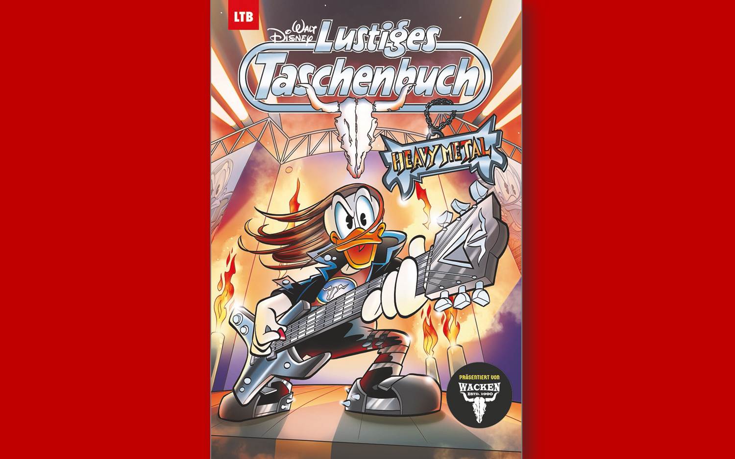 Donald Duck Adventures Heavy Metal Special Edition. Sale starts in Germany on July 15, 2025 (Copyright: Egmont Ehapa Media / Disney)