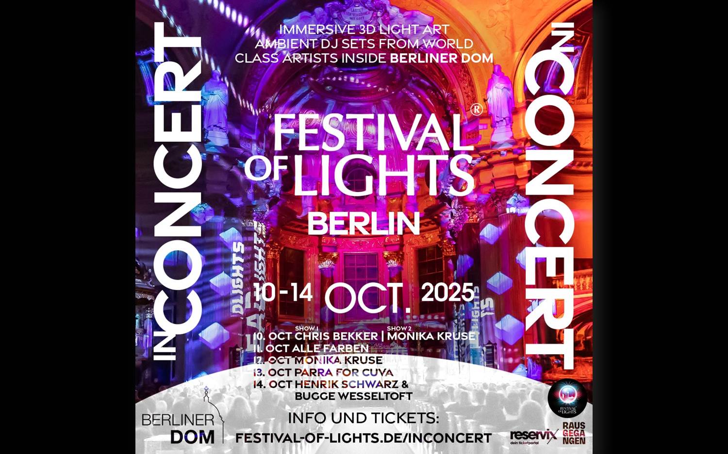 Festival of Lights in Concert – Promo Design (Organizer / image source: FOL Festival of Lights International Productions GmbH)
