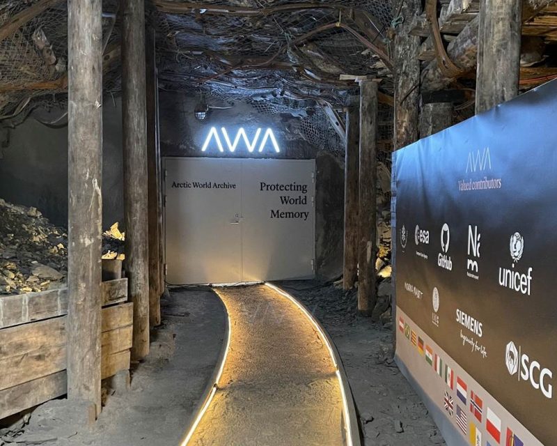Arctic World Archive, Main Entrance (Source: Arctic World Archive AWA)