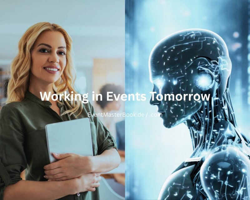 Working in Events Tomorrow – How AI Is Redefining Careers in the Event Industry (collage: EventMasterBook editorial team, photos: Canva stock)