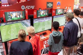 gamescom, impression from the Nintendo booth (Photo: Koelnmesse GmbH / gamescom / Harald Fleissner)
