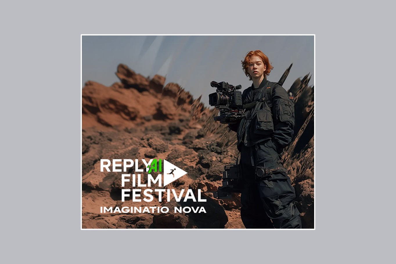 Visual for the Reply AI Film Festival 2026 (Copyright: Reply Deutschland SE)