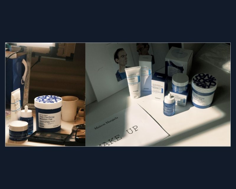 Behind the scenes – COSRX ensured the fresh runway look at the Maison Margiela show during Paris Fashion Week (Copyright: COSRX; image provided via PR Newswire)