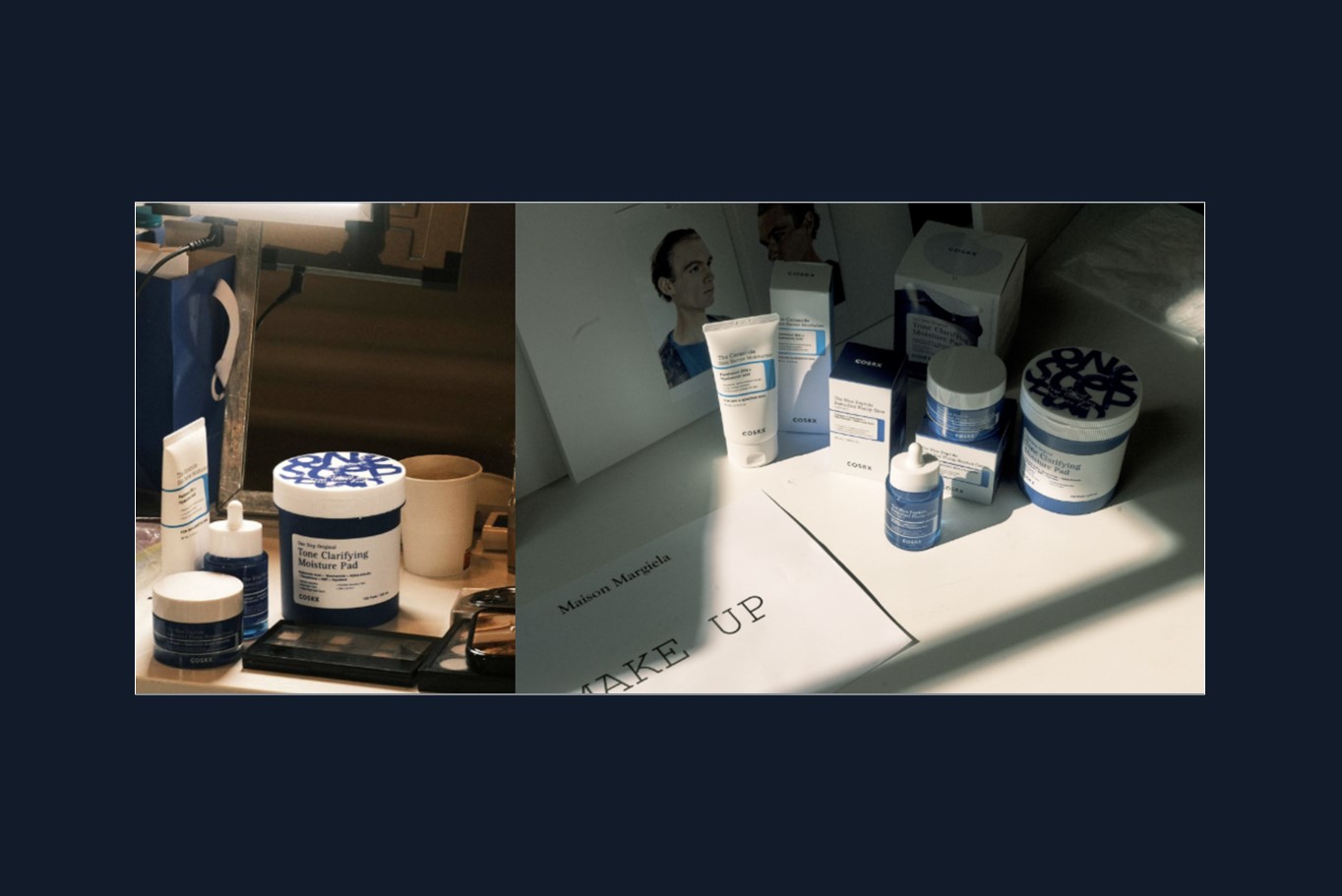 Behind the scenes – COSRX ensured the fresh runway look at the Maison Margiela show during Paris Fashion Week (Copyright: COSRX; image provided via PR Newswire)