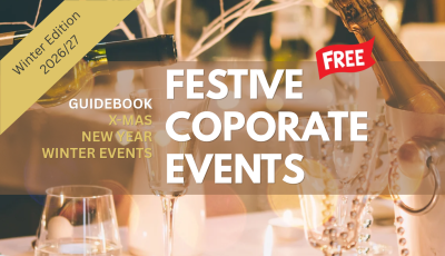 EventMaster.Club E-Book Visual – Festive Corporate Events, Winter Edition 2026-27 (Design: EventMaster.Club Editorial Team, Background Image: Canva Stock)