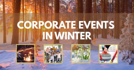 Corporate Events and Team Events in Winter (Collage: EventMasterBook / Photos: Canva Stock)